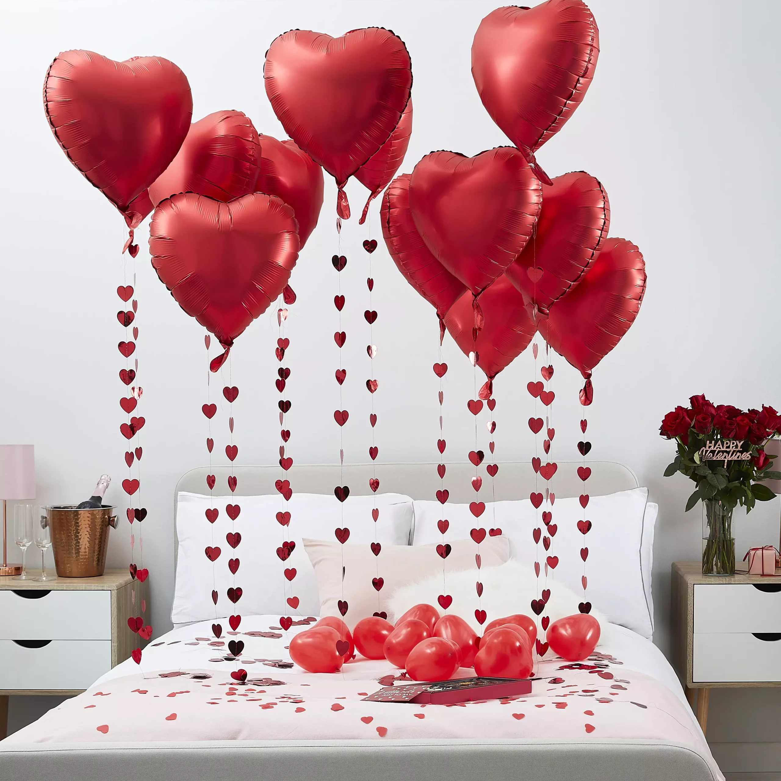 Valentine’s Day balloon decoration