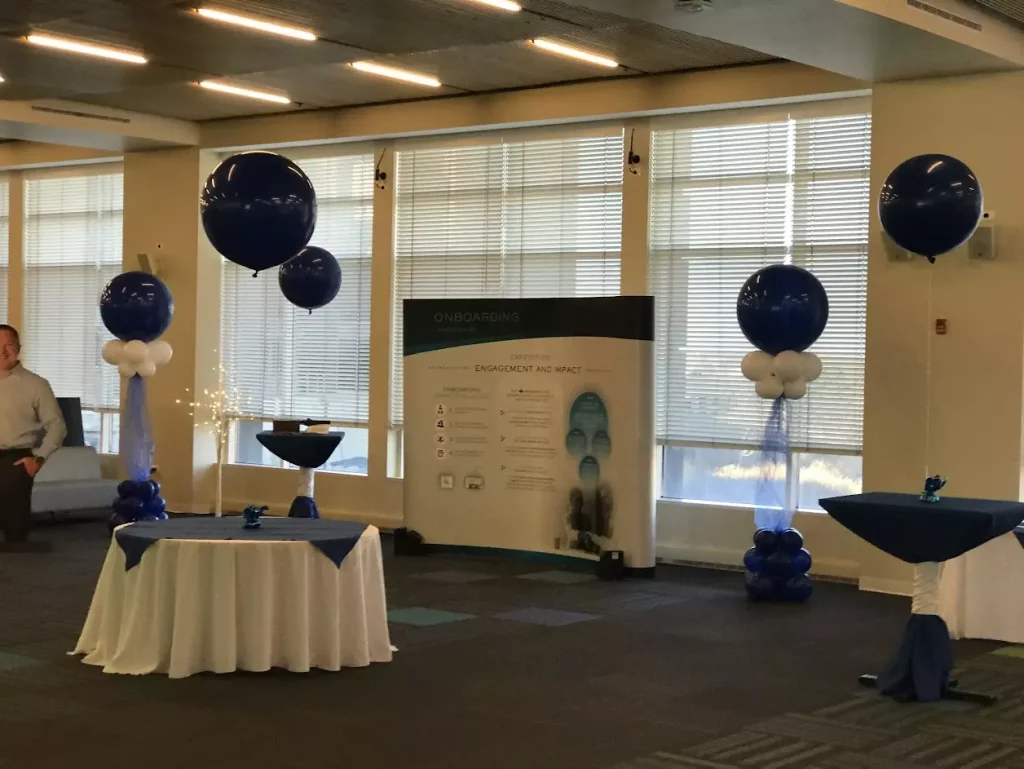 Balloon decor for corporate events