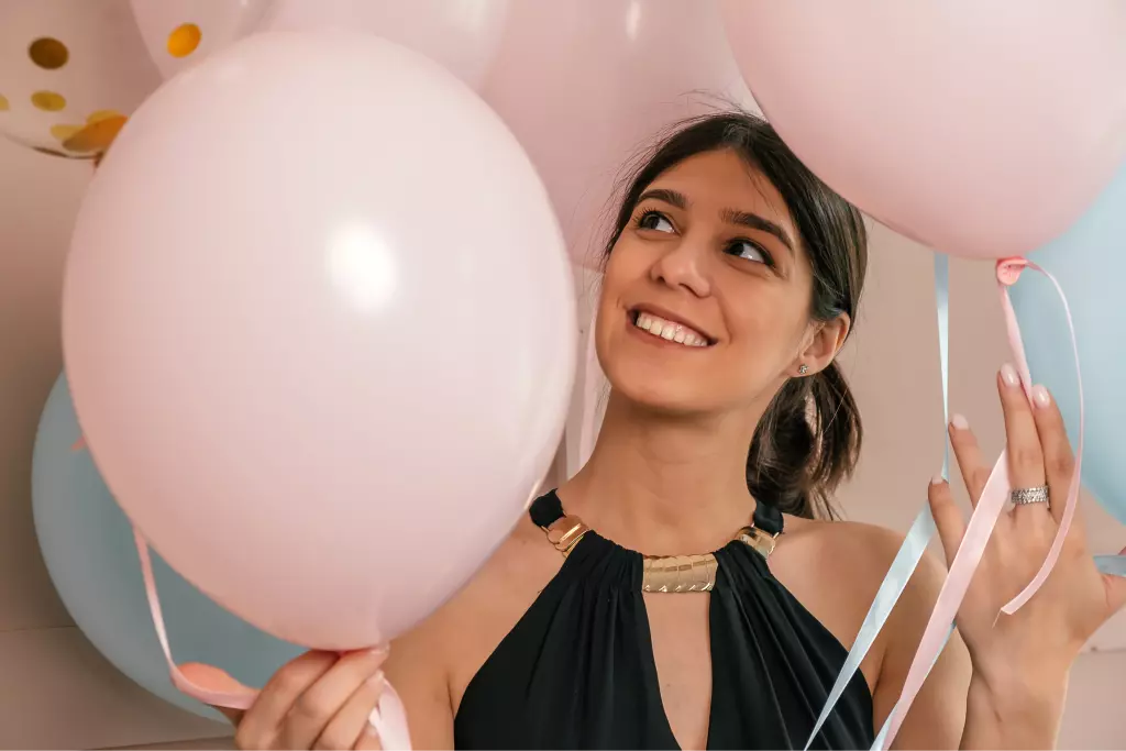 party helium balloons