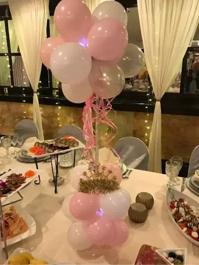 balloon table centerpieces