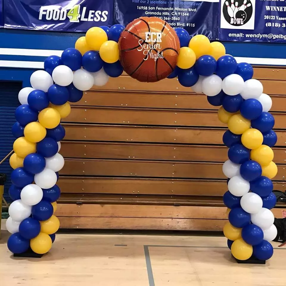 Balloon decorations for Sports events