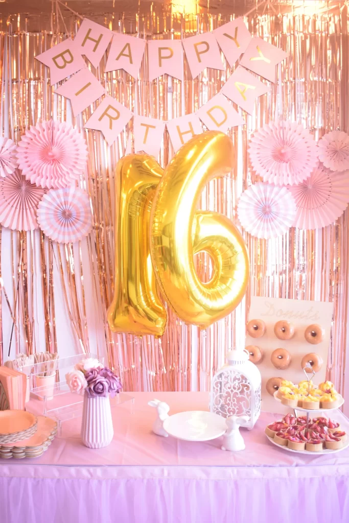 happy birthday helium balloons