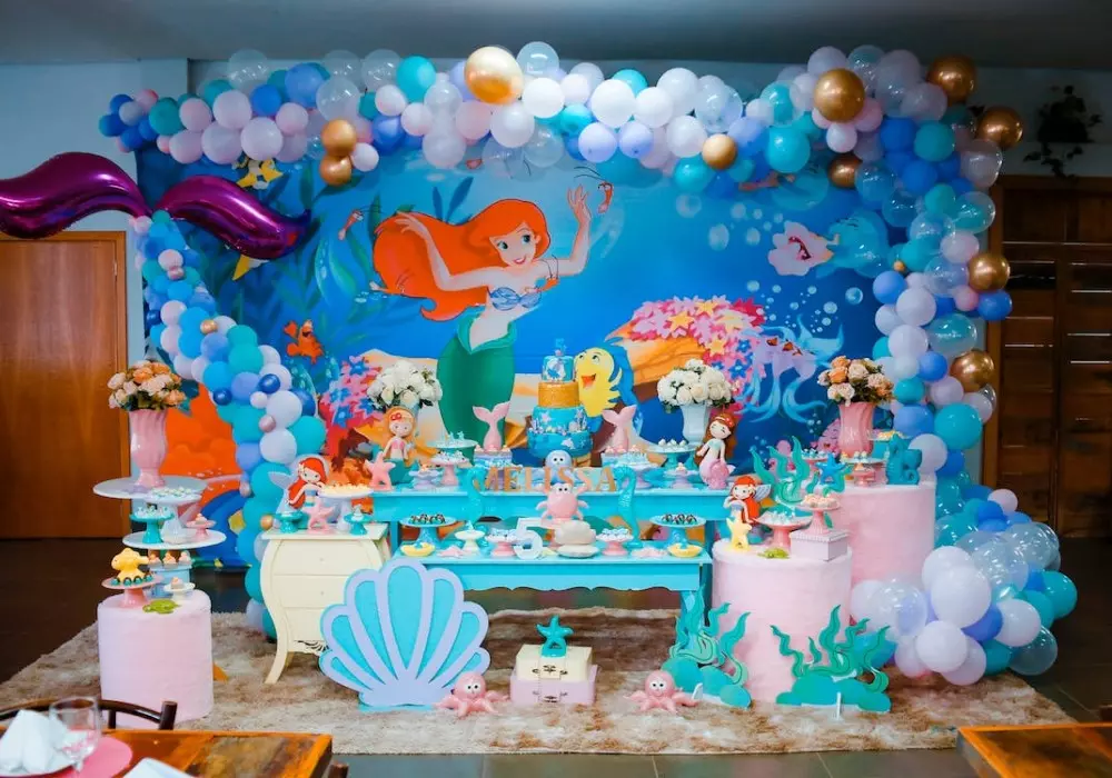 Mermaid themed party