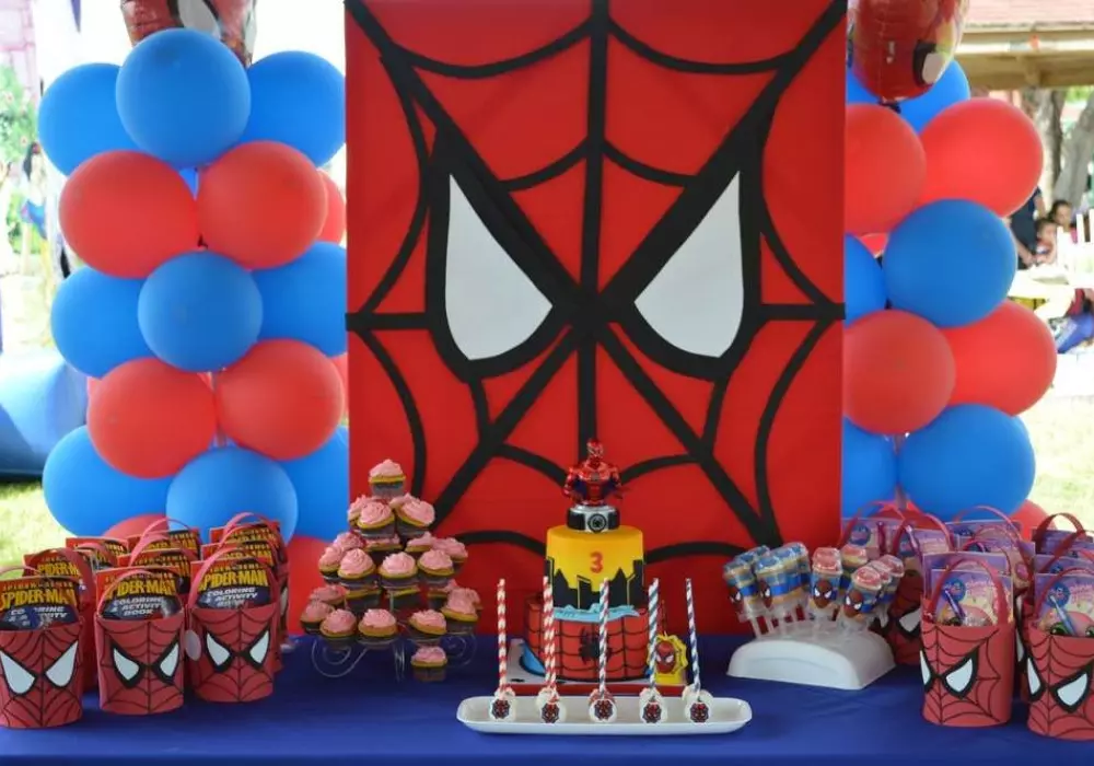 Spiderman themed party