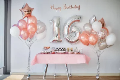 Sweet 16 Balloon Decoration Ideas