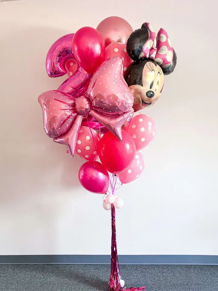 pink balloon bouquet