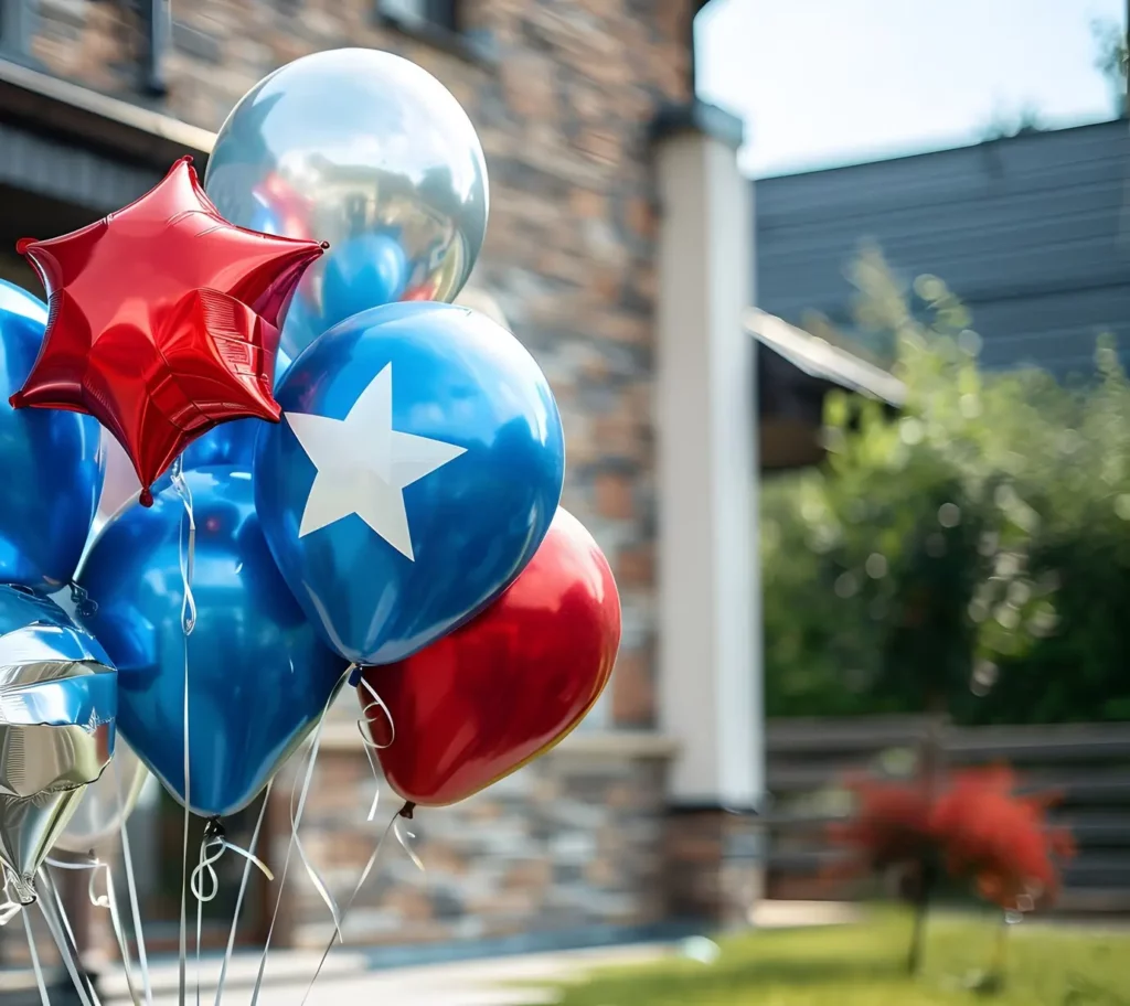 4th of july balloons