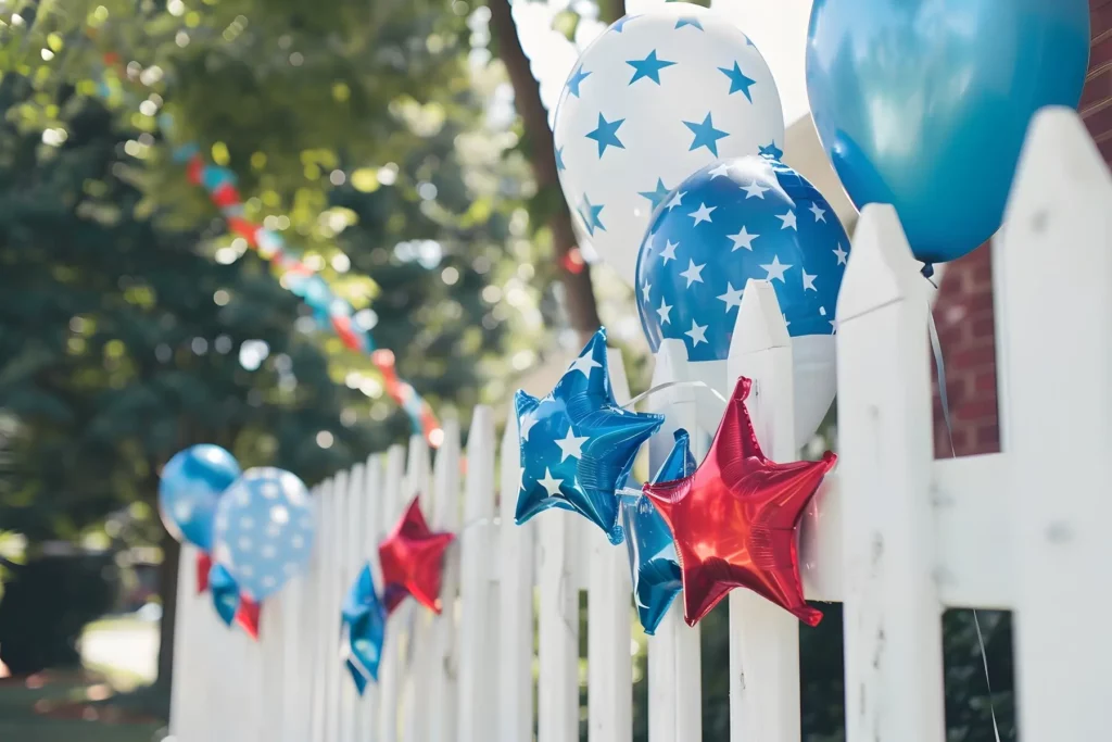 4th of july balloon decorations