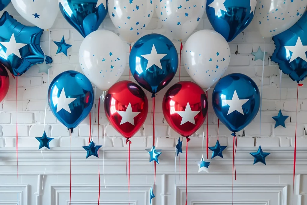 happy 4th of july balloons