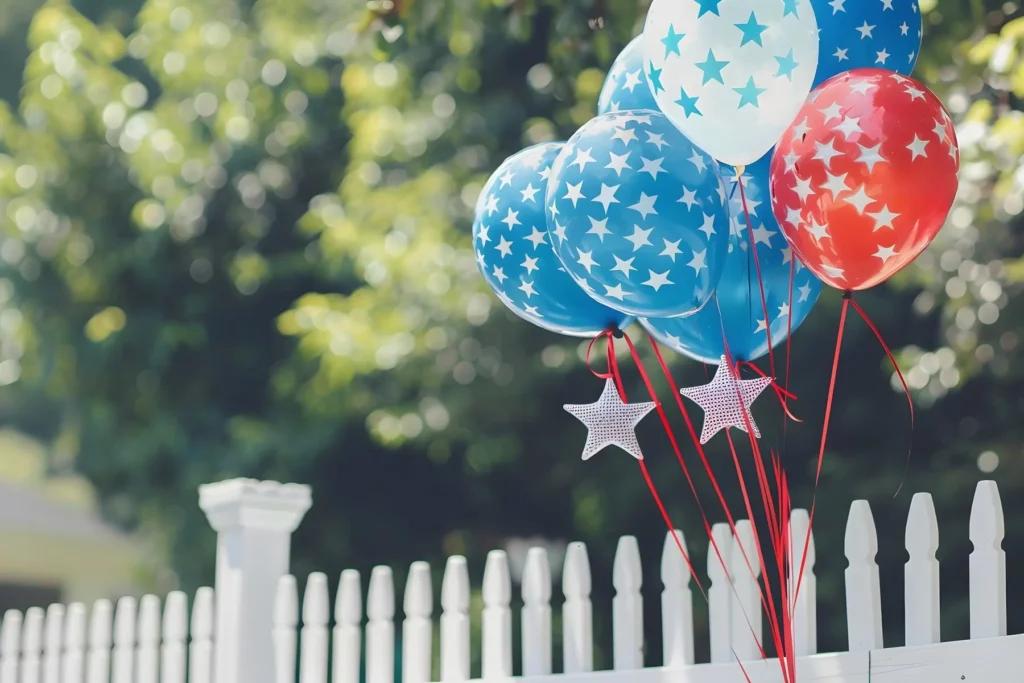 4th of july decoration balloons