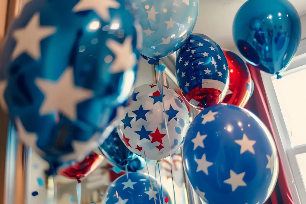 4th of july balloon decorations