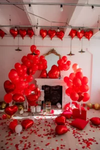 Heart shaped Balloons decoration