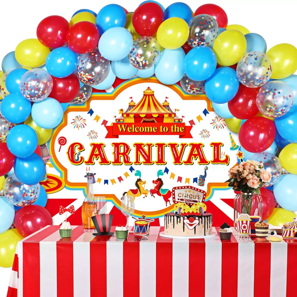 circus theme balloons