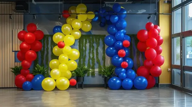 corporate balloon decor