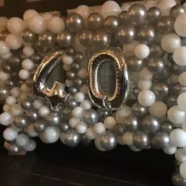 40th anniversary balloons