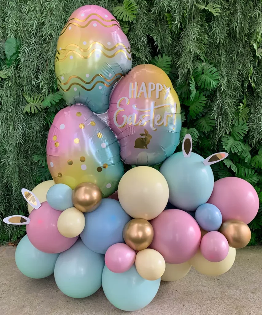 easter balloon garland