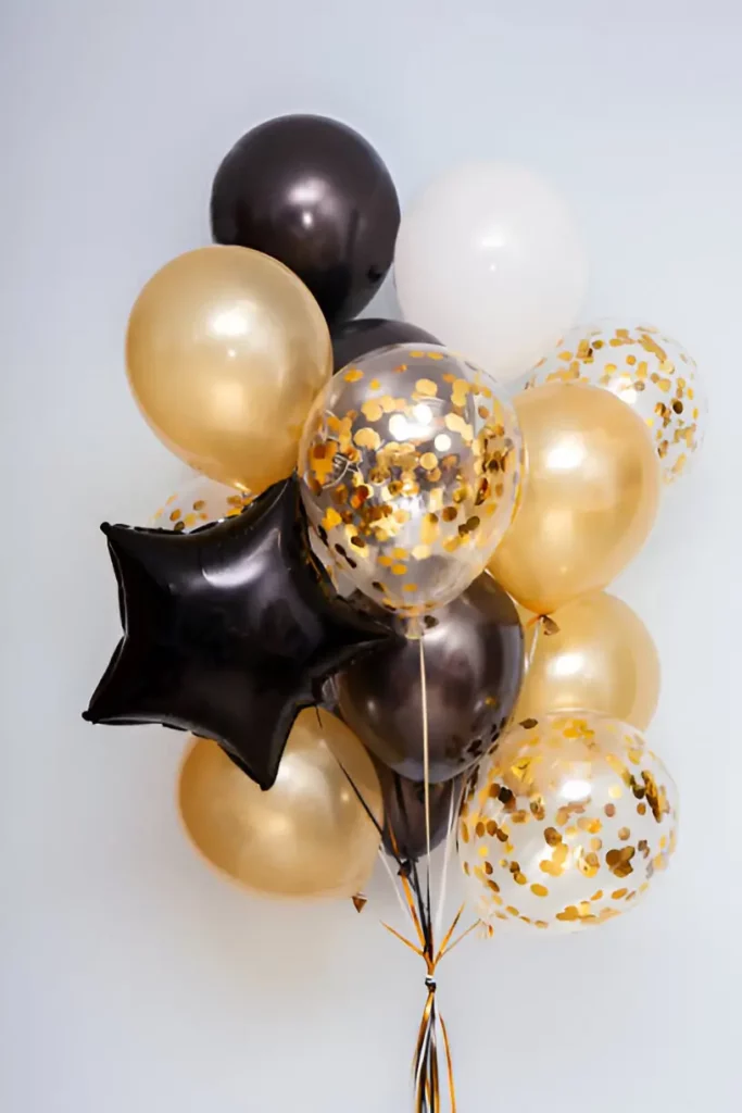 happy anniversary foil balloons