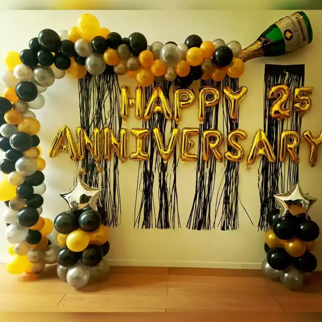 happy work anniversary balloons