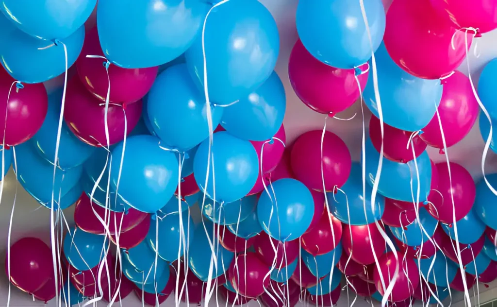 latex balloons with helium