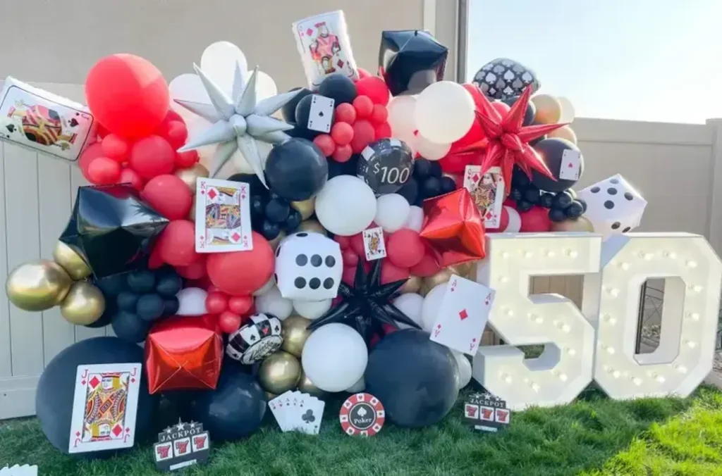 Casino themed birthday party