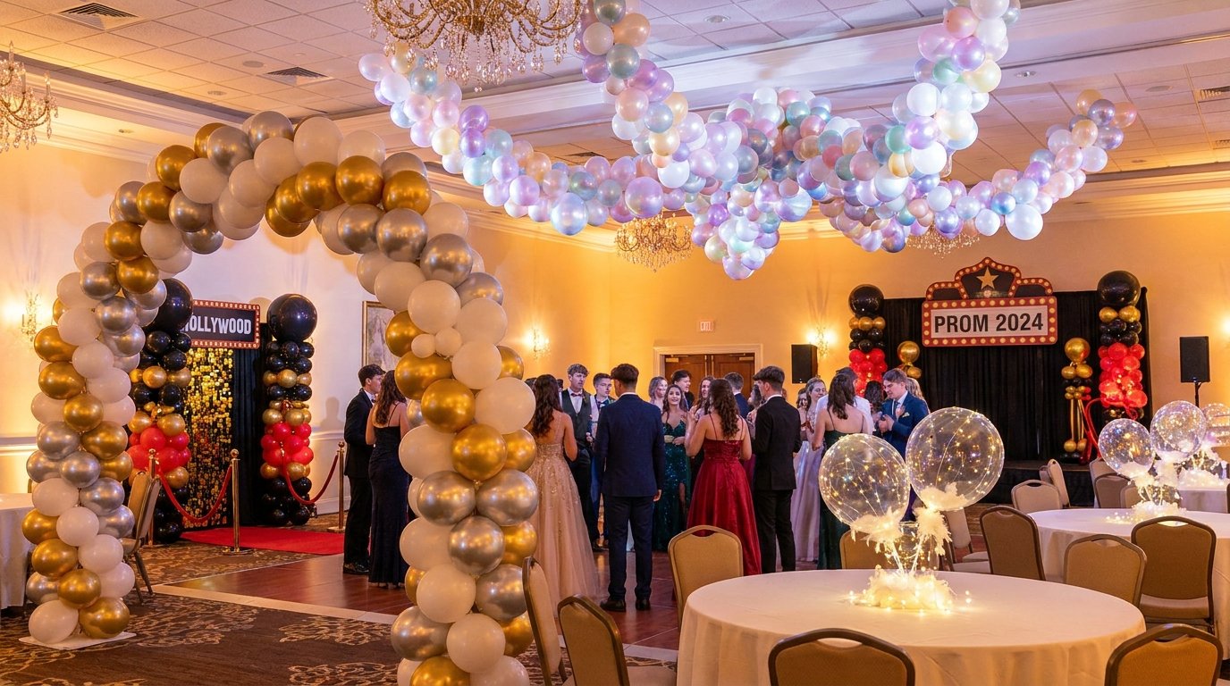 Choosing Your Prom Balloons: Types, Themes, and Colors