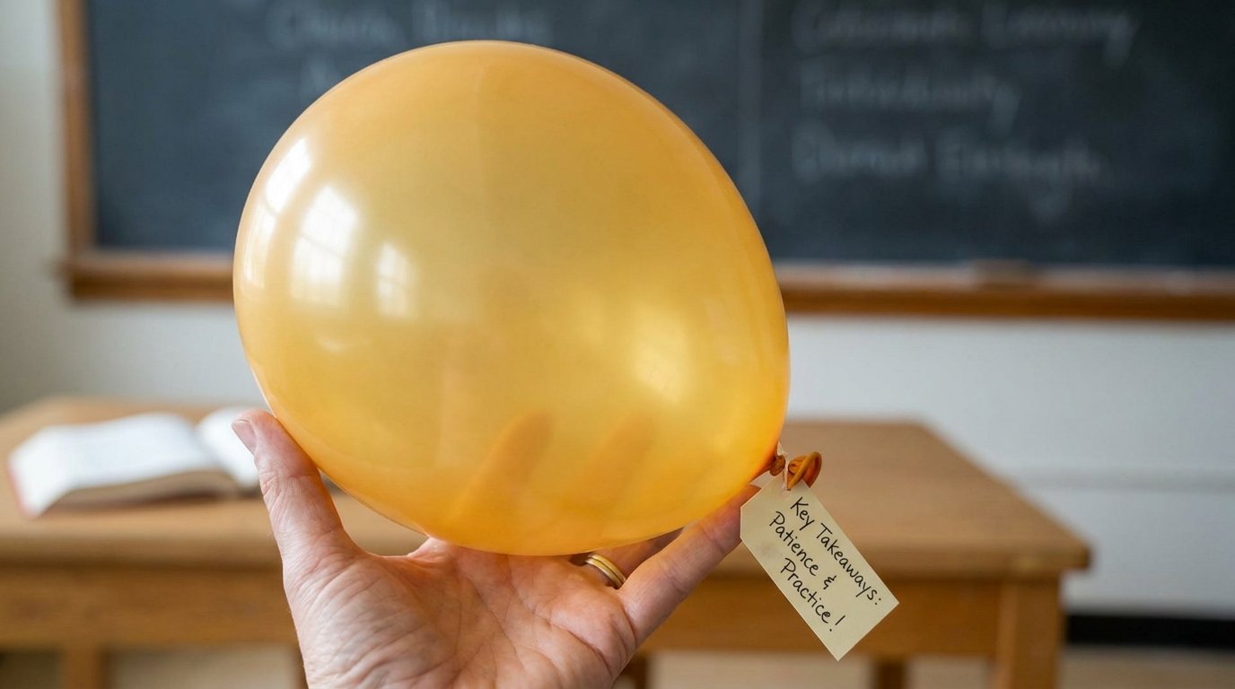 how to blow a balloon