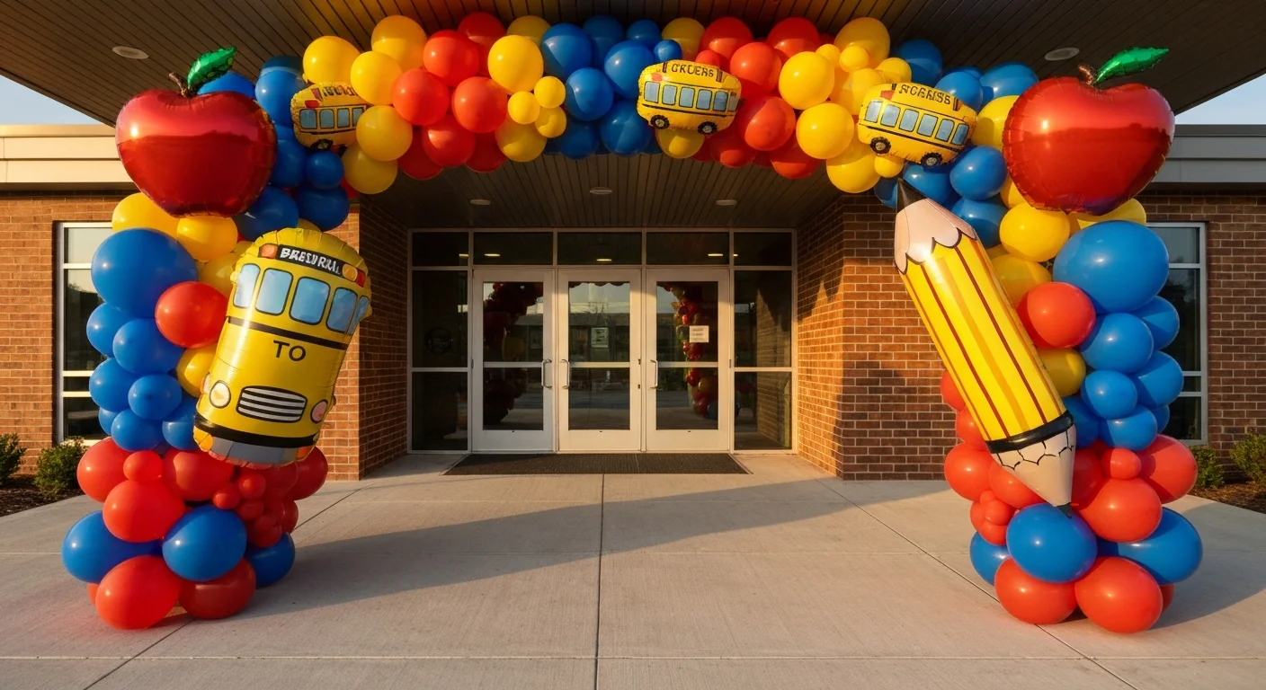 back to school balloons