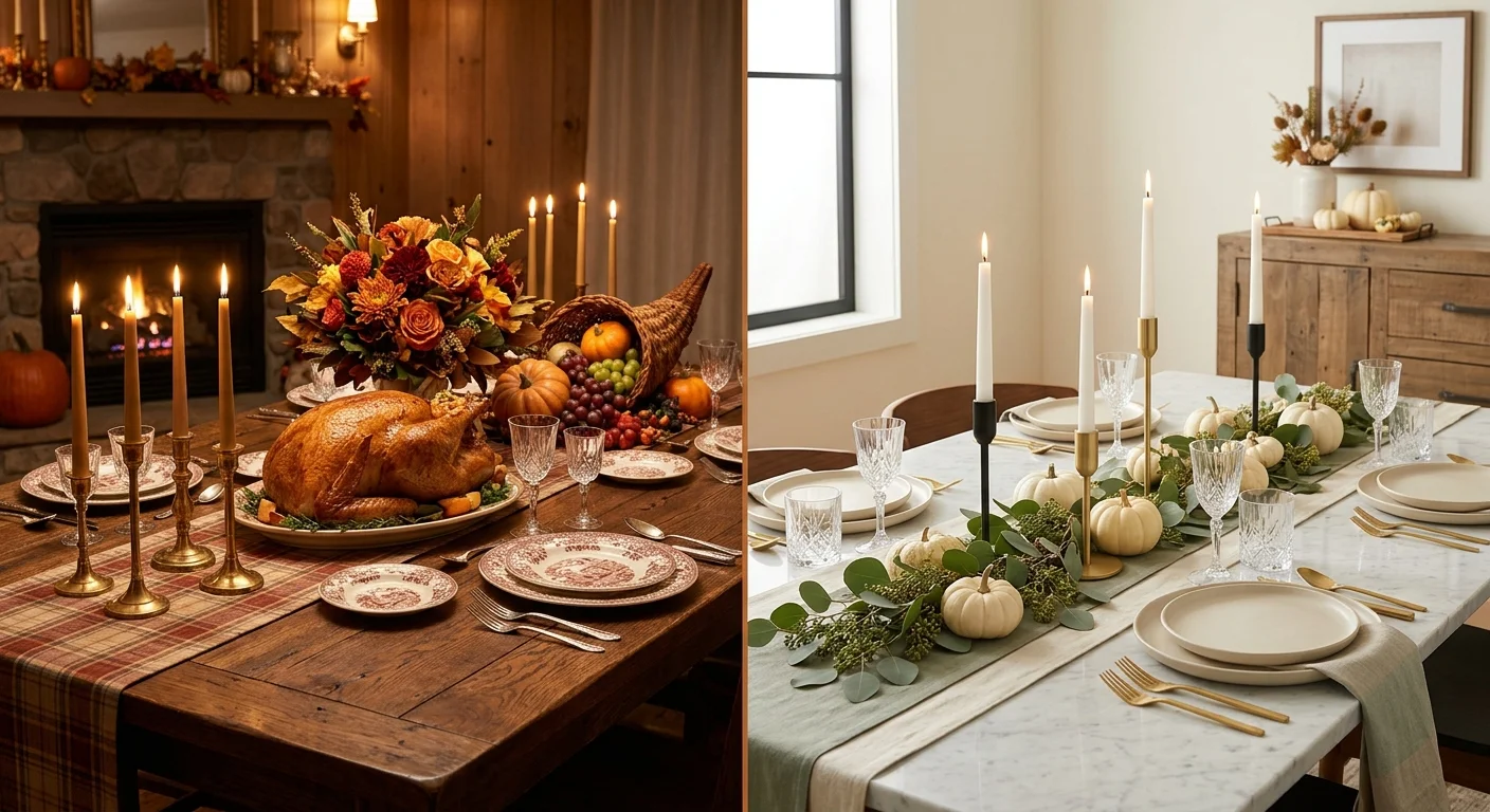 Texture Decor Table Thanksgiving Table Decor Ideas for a Festive and Cozy Dinner - BalloonLab
