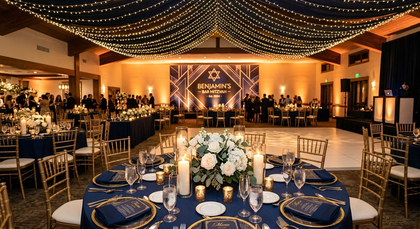 bar mitzvah decor ideas