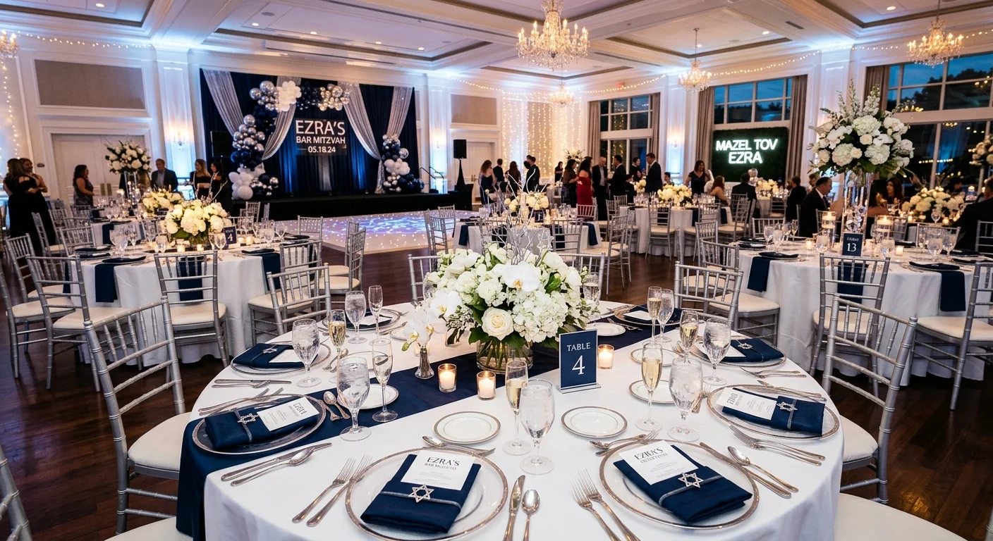 bar mitzvah decorations