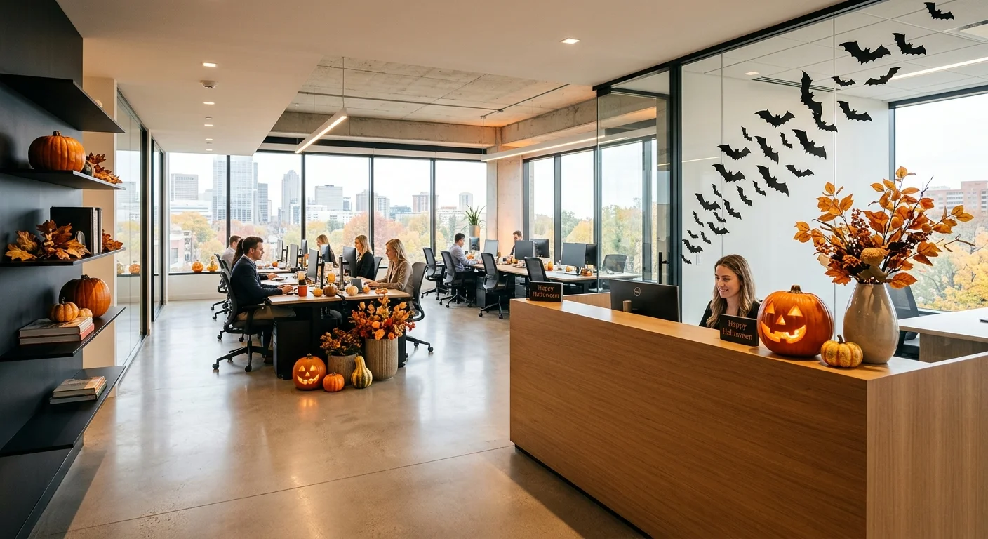 halloween office decorations